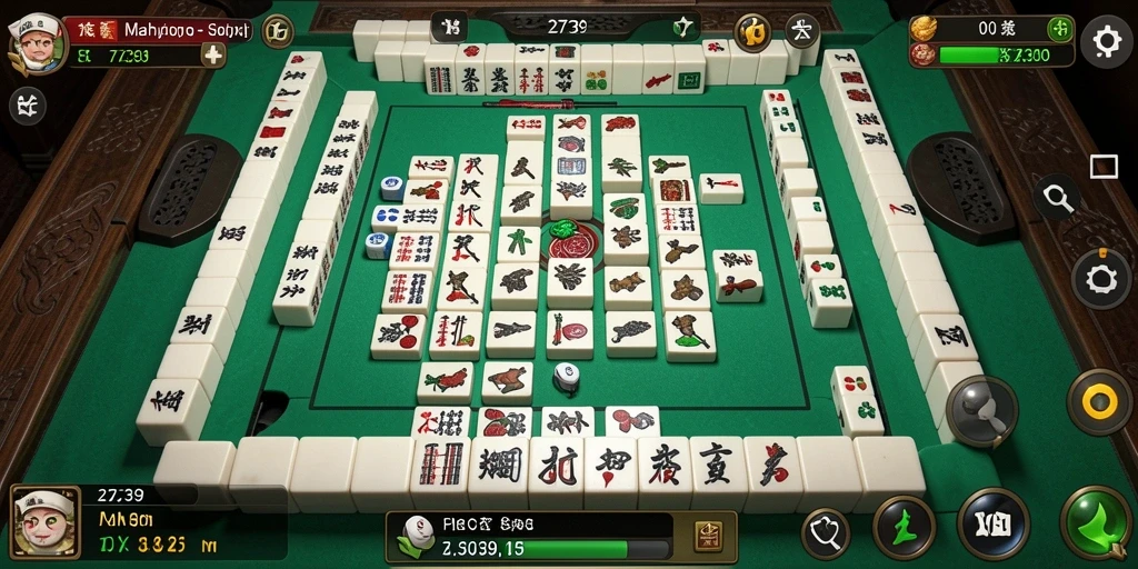 Screenshot gameplay 2739 yang menampilkan keseruan permainan Mahjong.