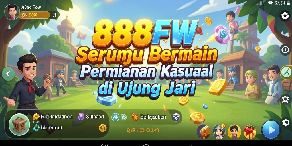 Tampilan gameplay menarik dari 888FW yang seru dan penuh warna.