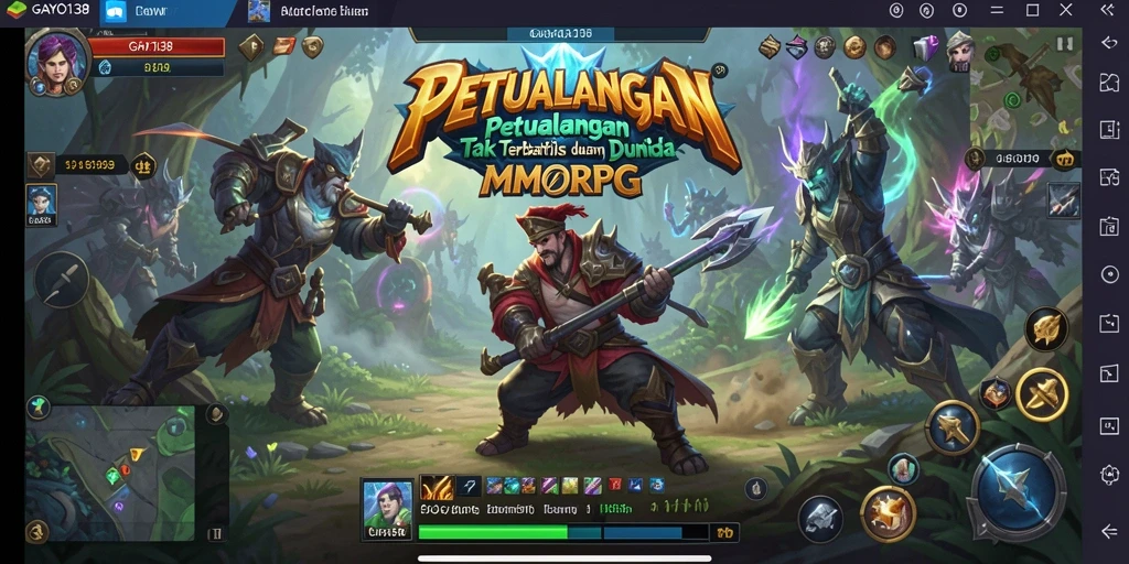 Screenshot GAYO138 menunjukkan petualangan seru dalam dunia MMORPG.