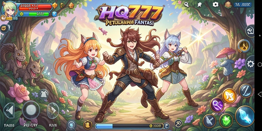 Gameplay HQ777 yang memukau dan penuh warna.