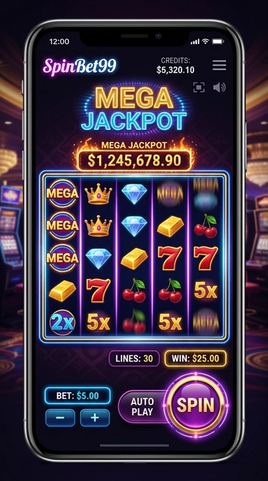 Tampilan antarmuka spinbet99 yang sederhana dan intuitif.